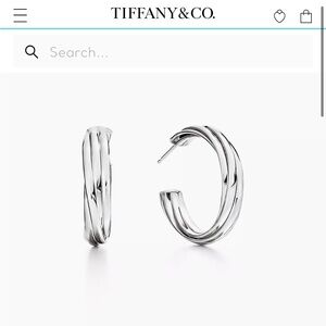 Tiffany & Co Medium Melody Earring sterling silver